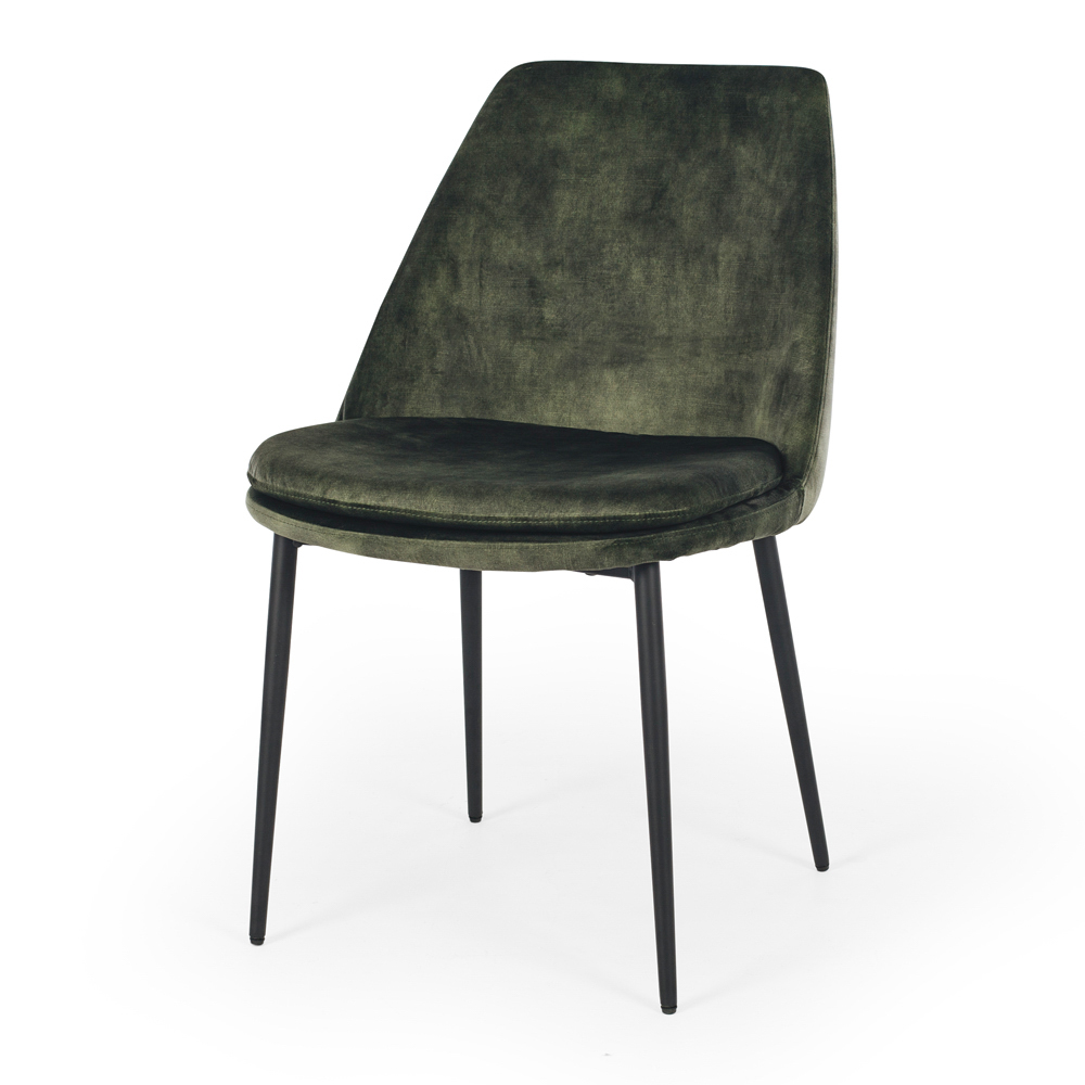 Mia Dining Chair - Green Moss Velvet